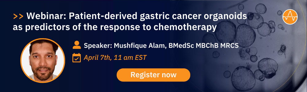 Join us for an upcoming webinar discussing gastric cancer organoids using the Omni live cell imaging platform