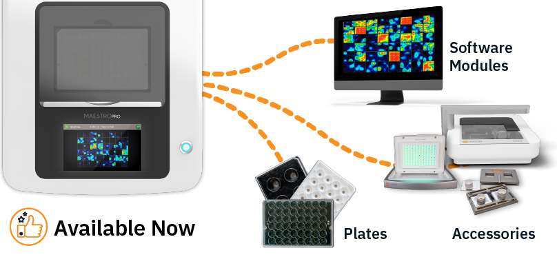 The high throughput multiwell Maestro MEA platform has a range of plates throughputs, accessories to support imaging and optogenetics, as well as the creator kit for organoid and spheroid research