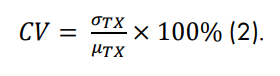 Coefficient of variation formula