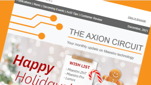 December  2021 Axion Circuit Newsletter - MEA and impedance news