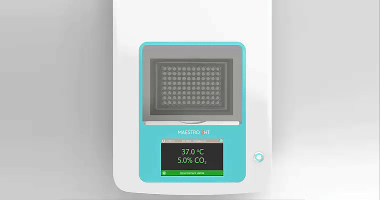 Data from the Maestro Z and Omni are linked by a plate barcode - one plate multiple systems