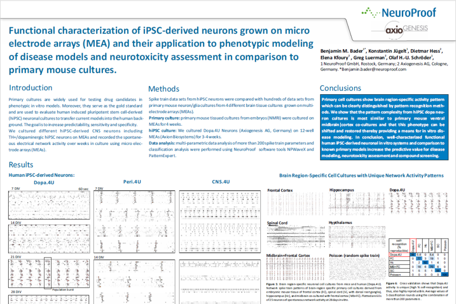 2016 ISSCR Bader Functional characteristics of iPSC-derived neurons in MEA