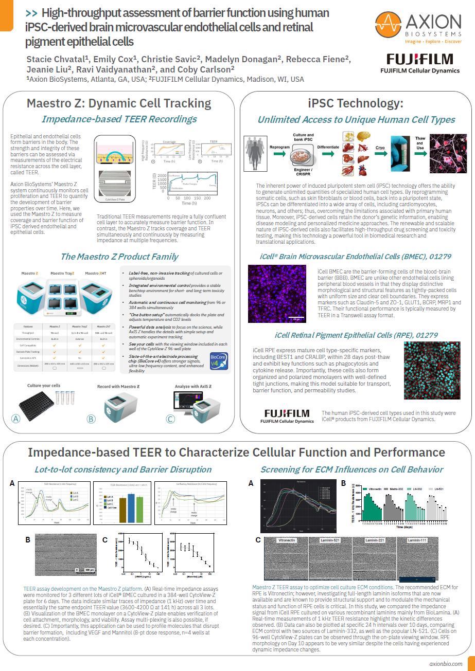 Axion Bio_FujiFilm Cellular Dynamics_EndoCells Poster