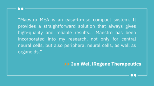 Quote Jun Wei, iRegene Therapeutics