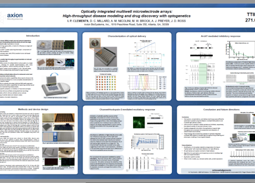 2014 SFN Poster Clements Optically integrated multiwell microelectrode