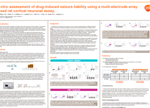2014 SPS Chaudhary Poster in vitro assessment of drug induced seizure