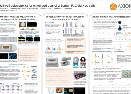 2017 ISSCR poster multiwell optogenetics for enhanced control of human iPSC-derived neurons