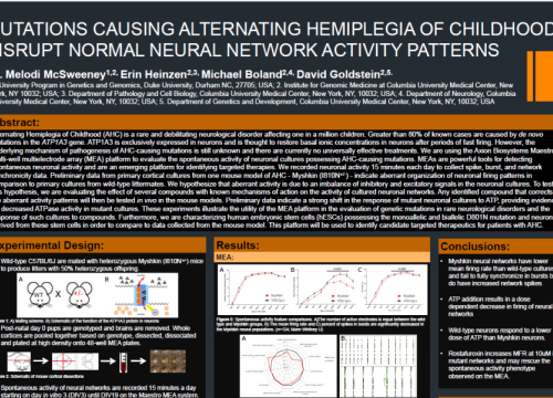 2017 Keystone poster McSweeney mutations causing alternating hemiplegia