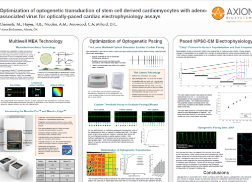 2018 SOT poster clements optimization of optogenetics