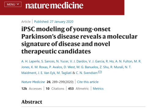 2020_naturemedicine_laperle_ipscmodelingofyoung