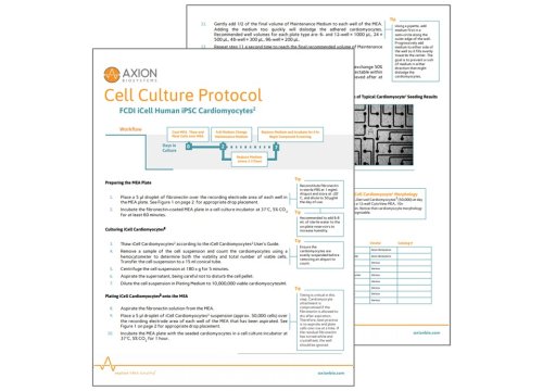 Axion Bio - Culture Protocol - CDI Cardiomyocytes2