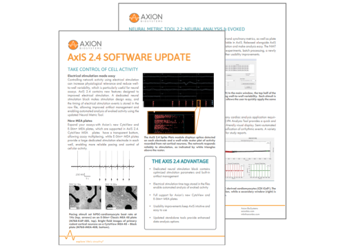 Axion Bio Flyer Software 2-4