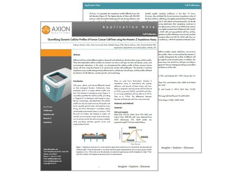 App Note Axion Bio Scratch Assay