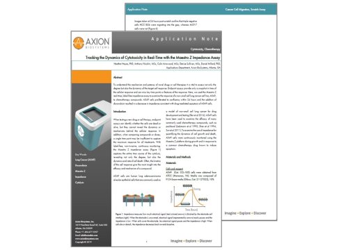 Axion Bio App Note Cytotoxicity