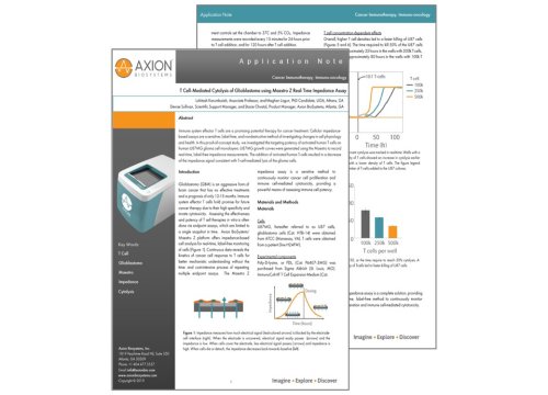 Axion Bio App Note T-cell