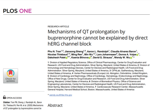 2020 mechanisms of QT prolongation on MEA system