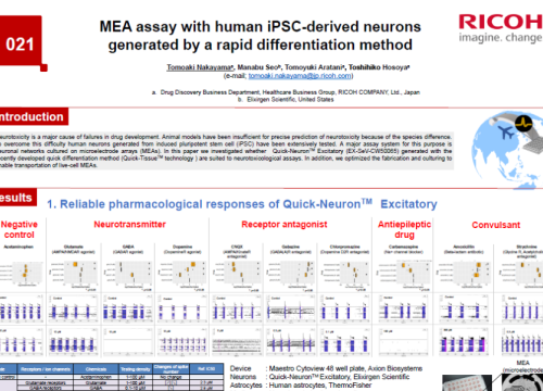 MEA assay with hiPSC-neurons