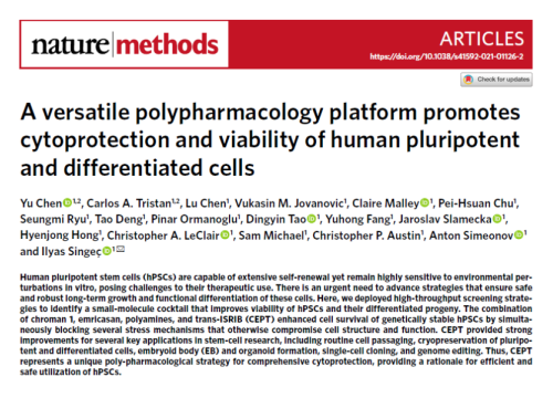 2021 publication pluripotent cells assessed on multielectrode array (MEA) system