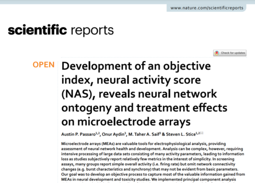 2021 Principal component analysis with microelectrode array data for neural network activity