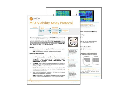 MEA viability  Culture Protocol