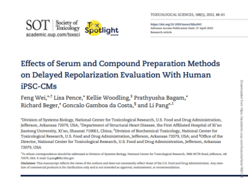 2022 SOT effects of serum on human ipSC-CMS