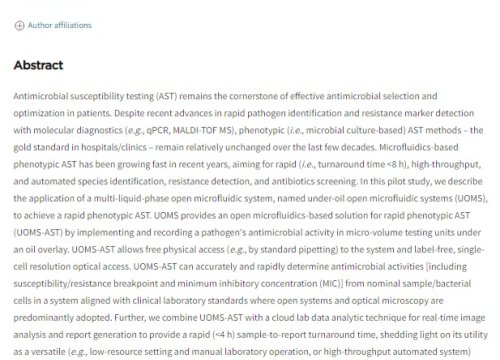 Royal Society of Chemistry Publication March 2023