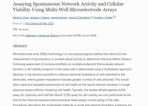 Cell Viability Assays Publication, 05 May 2023