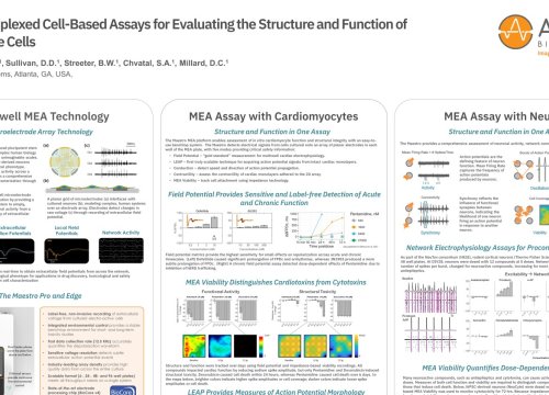 "Multiplexed cell-based assays for evaluating the structure and function of excitable cells" Poster - ISSCR 2023