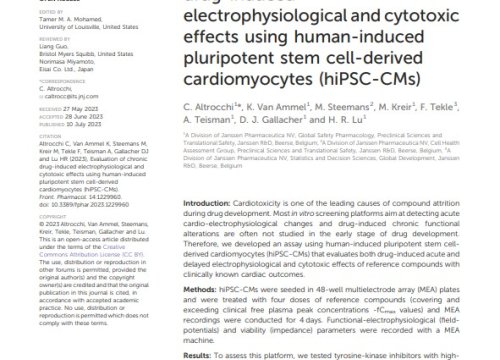 Frontiers in Pharmacology Publication, July 2023