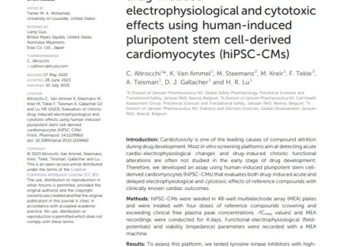 Frontiers in Pharmacology Publication, July 2023