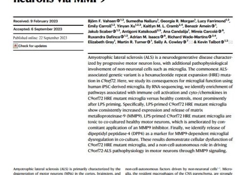 Nature Communications Publication, 22 September 2023