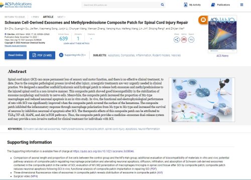 ACS Nano Publication, Nov 2023