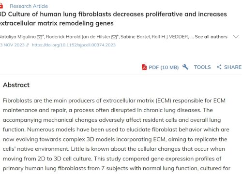 Cell Physiology Publication, 13 NOV 2023