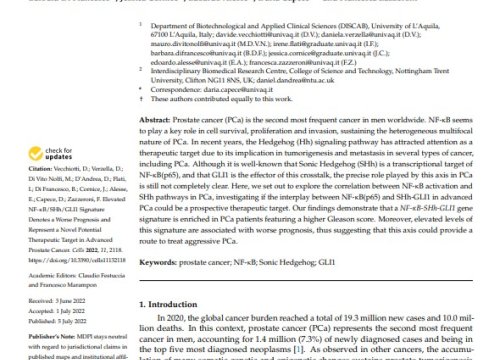 Cells Publication, 5 July 2022
