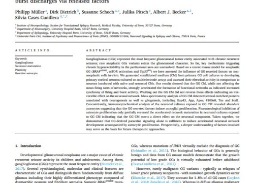 Neurobiology of Disease Publication, Nov 2023