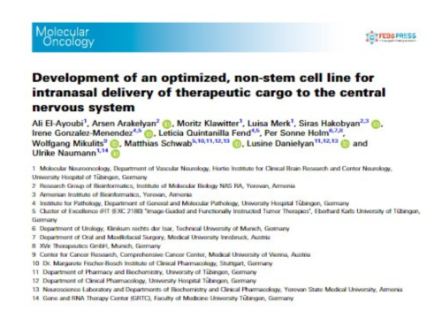 Molecular Oncology Publication, Dec 2023