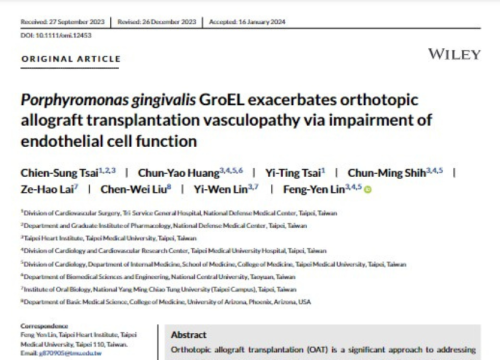 Molecular Oral Microbiology Publication, Feb 2024