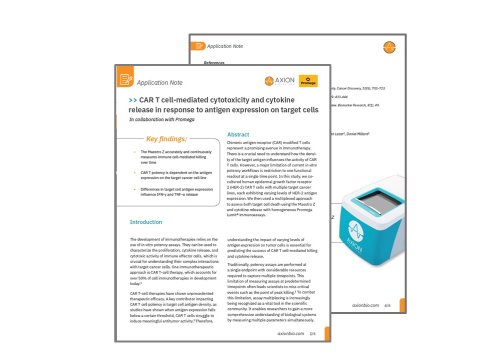 App note - CAR T and Maestro Z