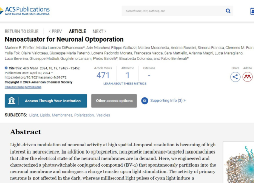 ACS Nano Publication, April 2024