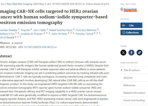 European journal of nuclear medicine and molecular imaging Publication, May 2024