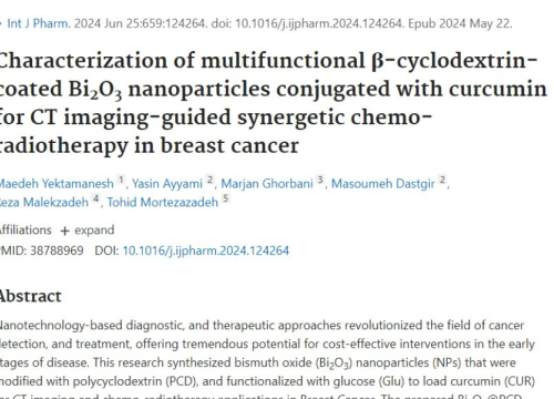 International Journal of Pharmaceutics, May 2024
