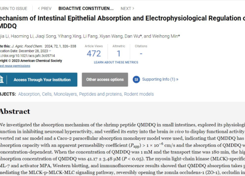Journal of Agricultural and Food Chemistry, 28 December 2023