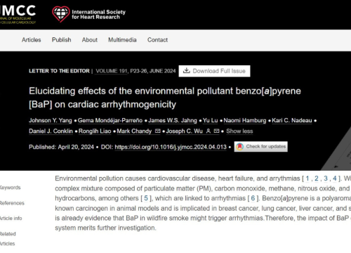 Journal of Molecular and Cellular Cardiology, 20 April 2024