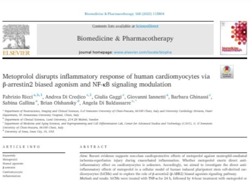 Biomedicine & Pharmacotherapy,  31 October 2023