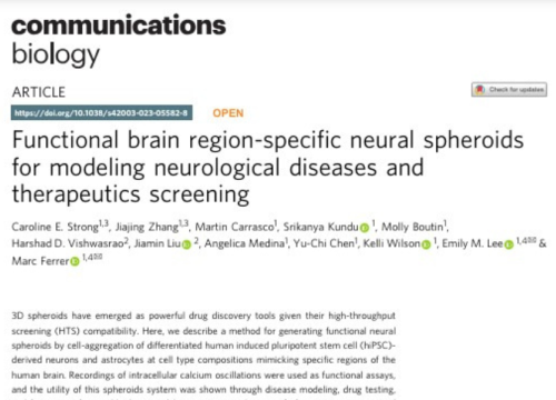 Communications Biology, 28 November 2023