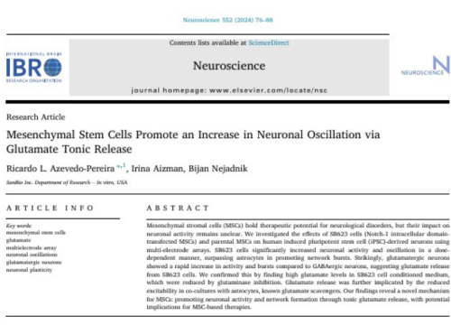Neuroscience, June 21, 2024
