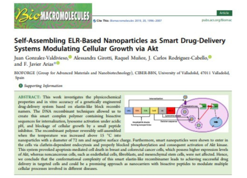 Biomacromolecules, 4 April 2019