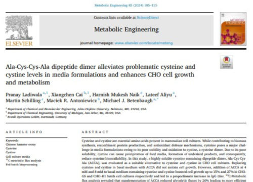 Metabolic Engineering, 22 July 2024