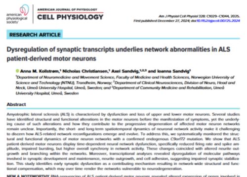 American Journal of Physiology Cell Physiology, 27 December 2024