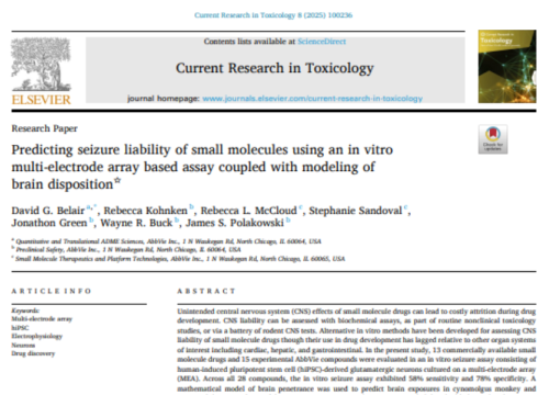 Current Research in Toxicology, 26 April 2025